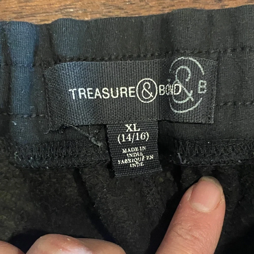 Treasure & Bond Black Sweatpants for Kids